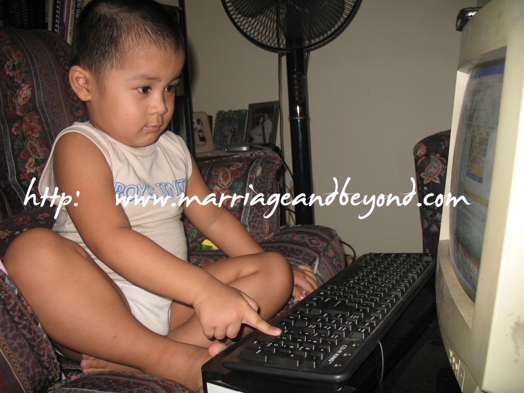 computer 2 yr old Jed